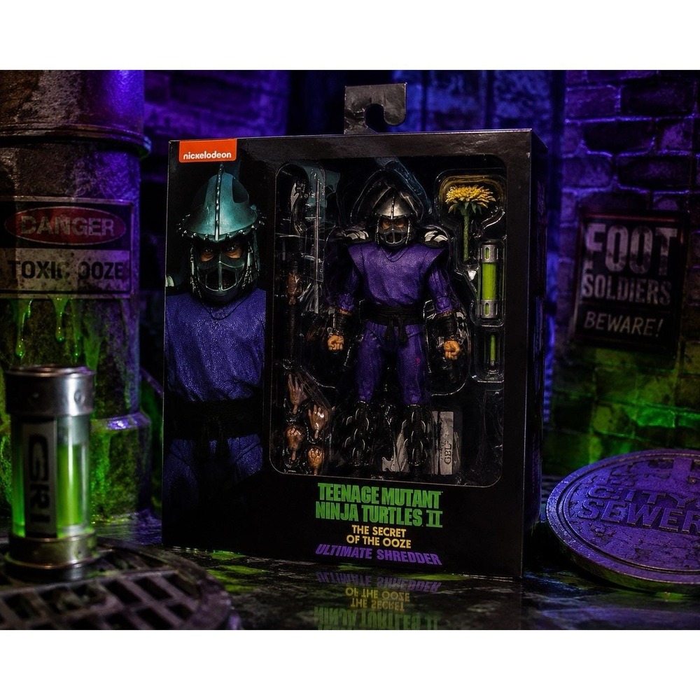 NECA TMNT II Secret of the Ooze Ultimate Shredder Figure NEW Nickelodeon
